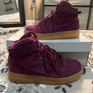 Nike Air Force 1 High WB GS 'Bordeaux'